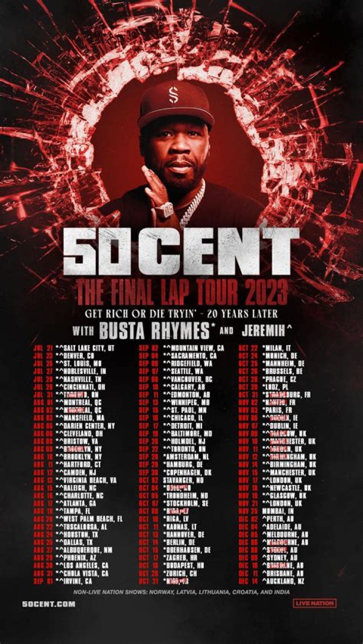 50 Cent Starts Final Lap Tour With A Bang In Salt Lake City