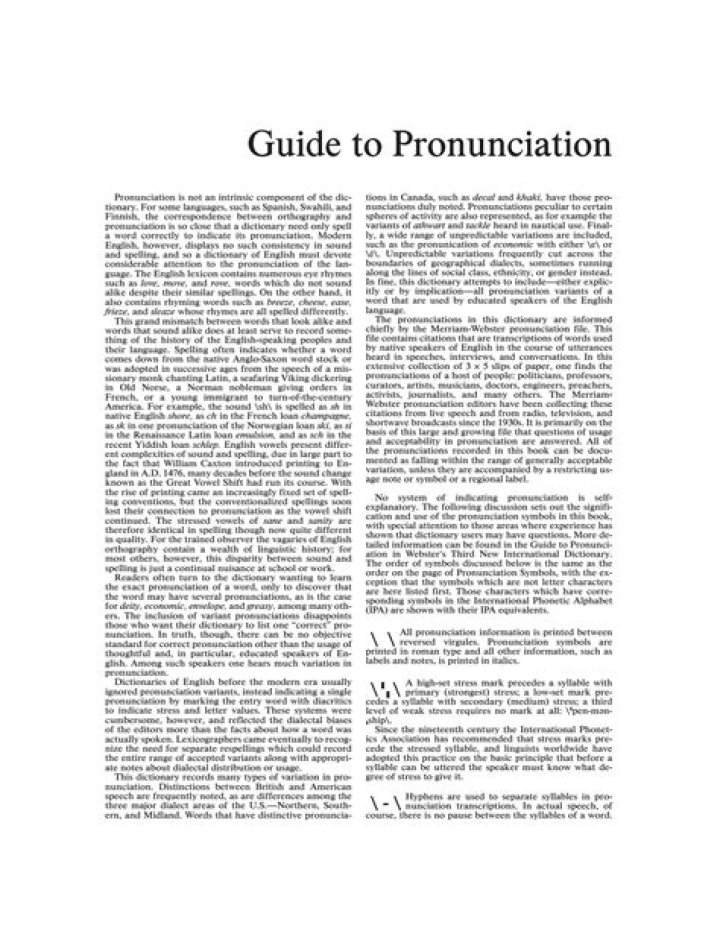 A Comprehensive Guide To Pronunciation And Meaning