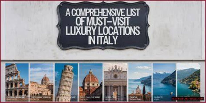 A Comprehensive List Of Locations