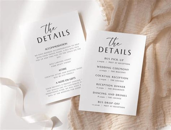 All The Details On His Wedding