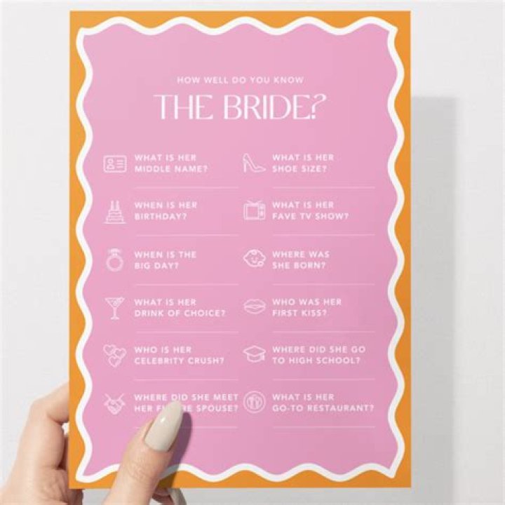 Bachelorette Questions For The Bride-to-Be