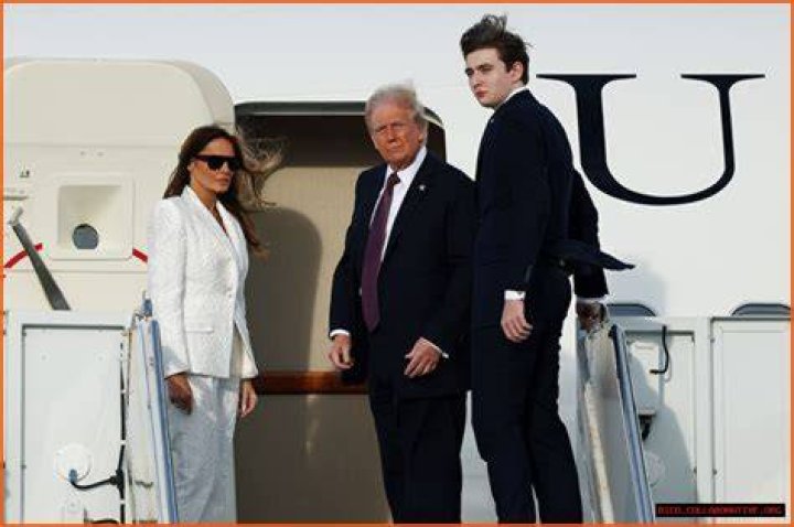 Barron Trump's Girlfriend Surfaces In Rare Photo
