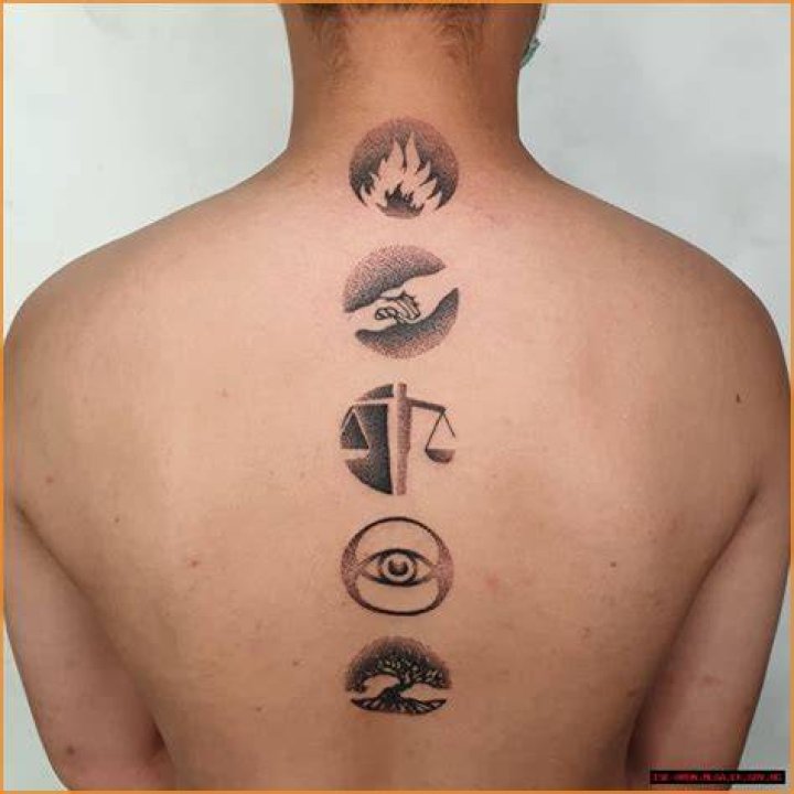Captivating Fours Back Tattoos: A Divergent Journey