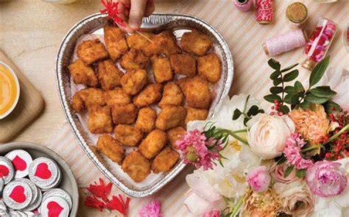 Captivating Heart Shaped Nugget Tray For Romantic Moments