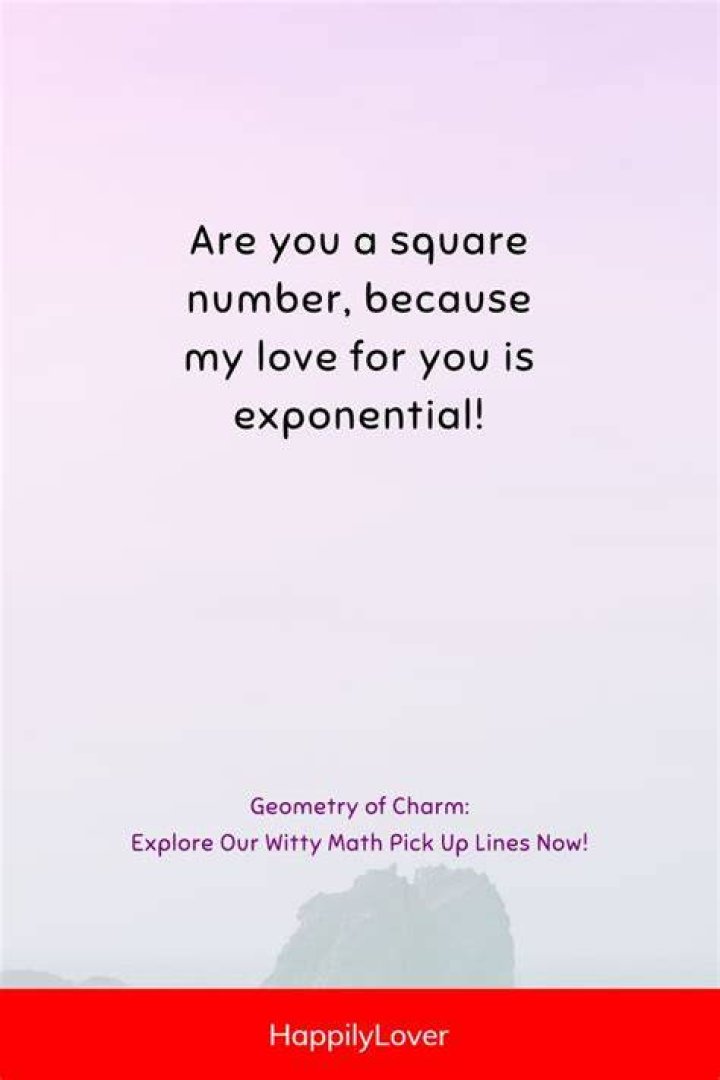 Captivating Math Pick Up Lines: Unleashing The Charm Of Equations