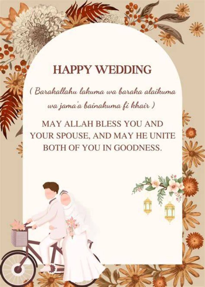 Congratulatory Wishes For A Blessed Islamic Wedding