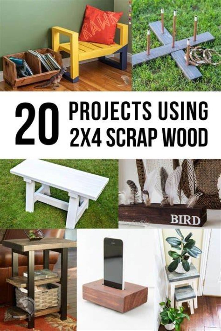 Creative Scrap Wood Projects Using 2x4s