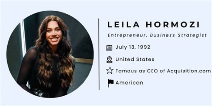 Discover Leila Hormozi's Maiden Name: Uncover The Truth