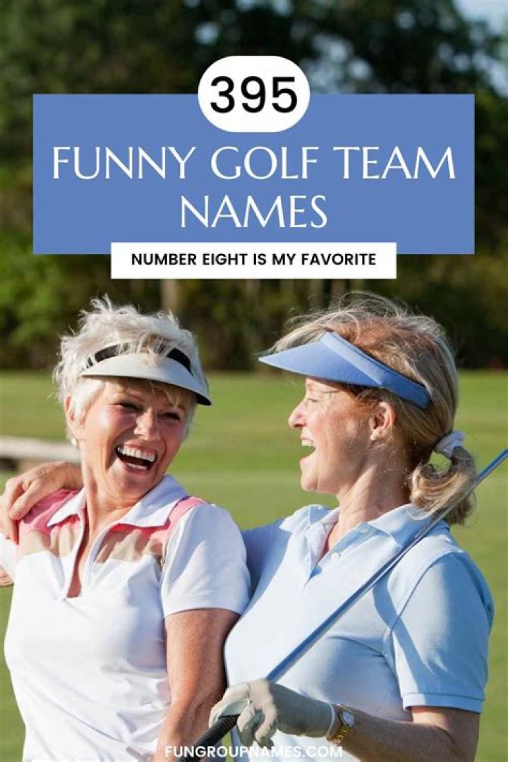 Discover The Funniest Golf Group Names