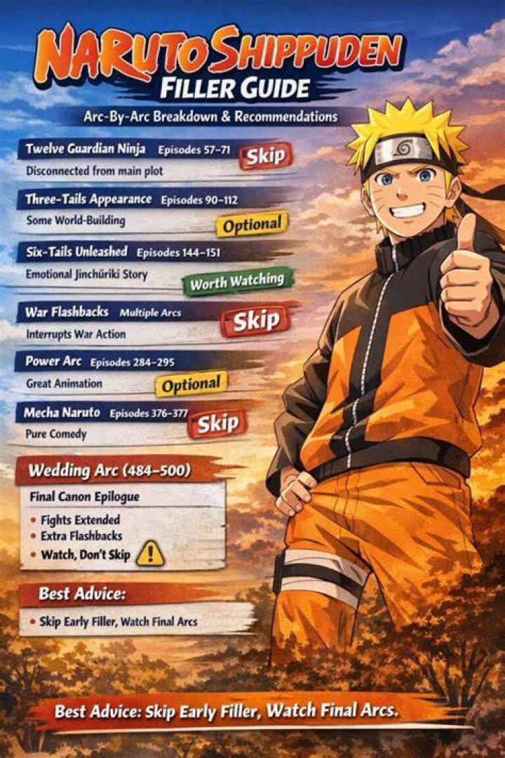 Discover The Ultimate Guide To Naruto Shippuden Filler Episodes