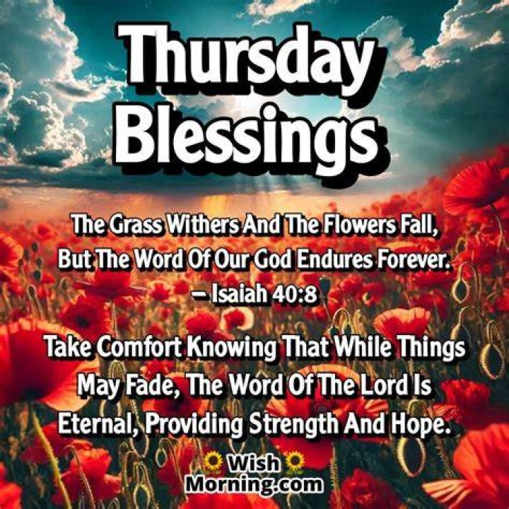 Discoveries In Good Morning Thursday Bible Verses