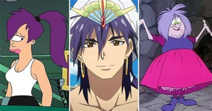 Distinctive Purple-Haired Cartoon Characters: An Unforgettable Visual Appeal