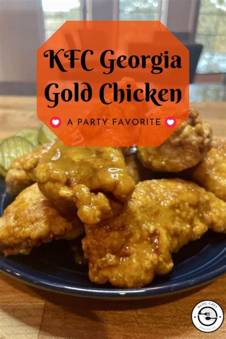 Does KFC still have Georgia Gold Chicken? ·
