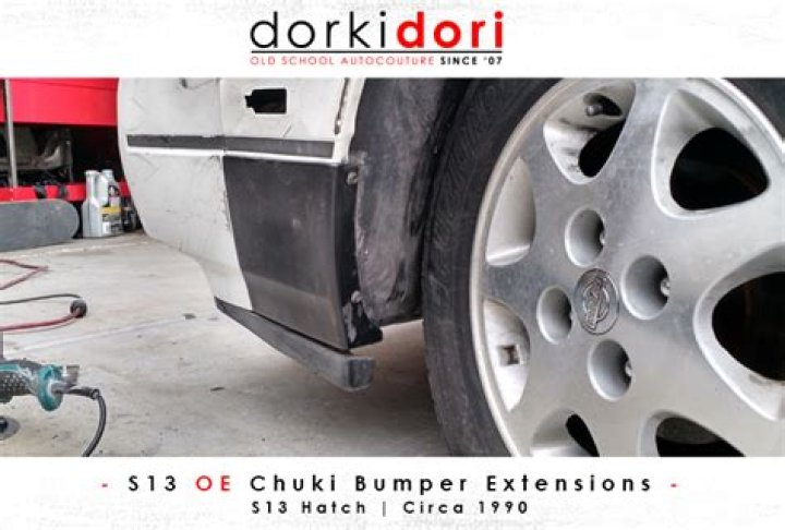DorkiDori URETHANE S13 Chuki Bumper Extensions! AVAILABLE SOON! - Zilvia.net Forums