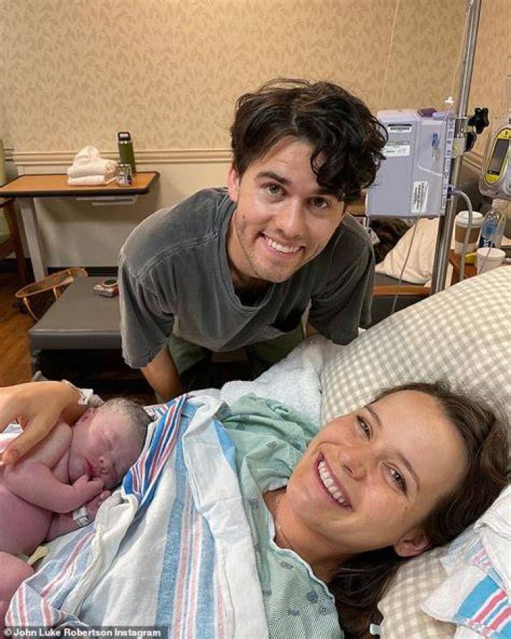 Duck Dynasty star John Luke Robertson and wife Mary Kate welcome their second child, daughter Ella