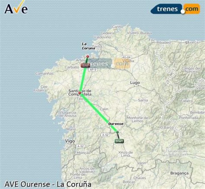 (((En vivo*))) Directo Ourense-La Coruña hoy Trenes La Coruña Ourense baratos, billetes desde 12,15 23.07.2024
