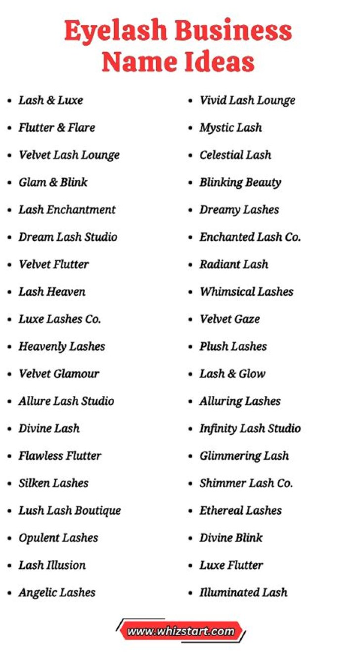 Enchanting Eyelash Extensions Business Names: Capture The Glamour
