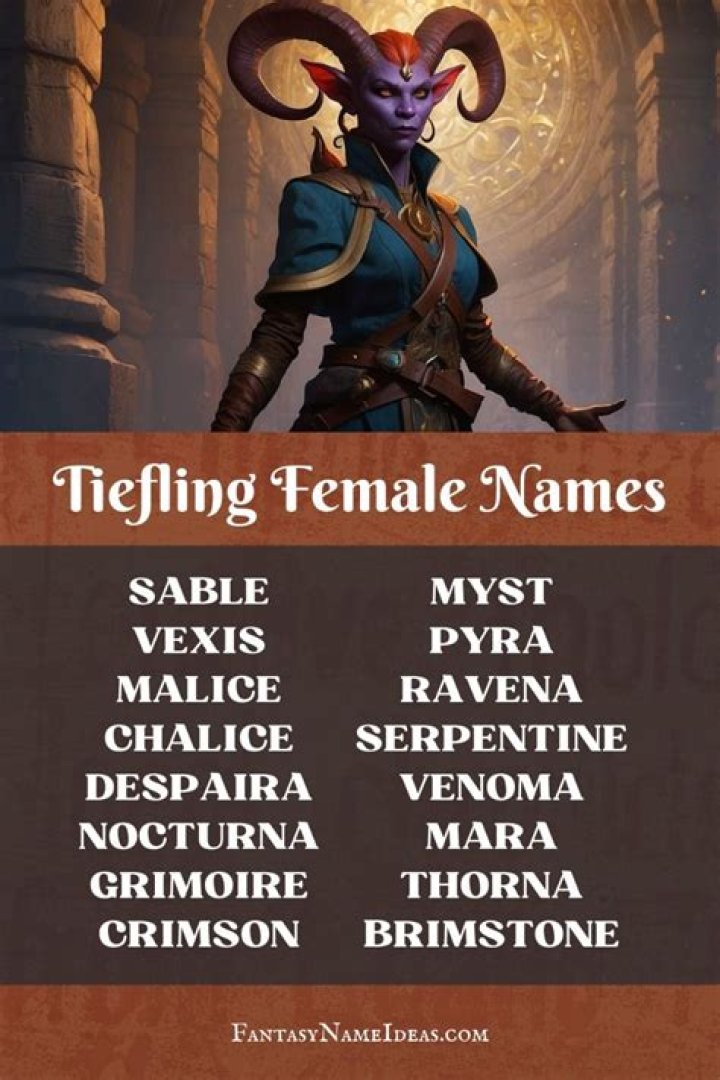 Enchanting Tiefling Names: A Guide For Adventurers
