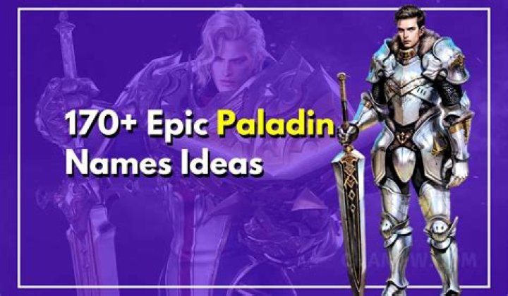 Epic World Of Warcraft Paladin Names