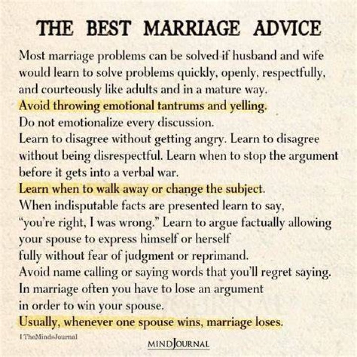 Expert Advice On Marriage And Relationships