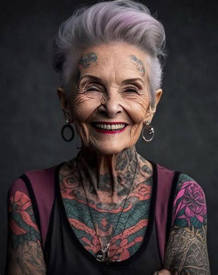 Exploring The Beauty Of Face Tattoos In The Elderly