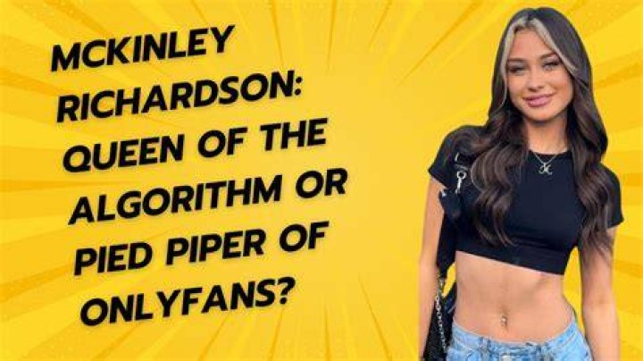 Exploring The Career Of McKinley Richardson