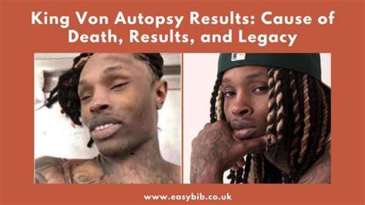 Exploring The Controversial Topic Of King Von's Autopsy Image