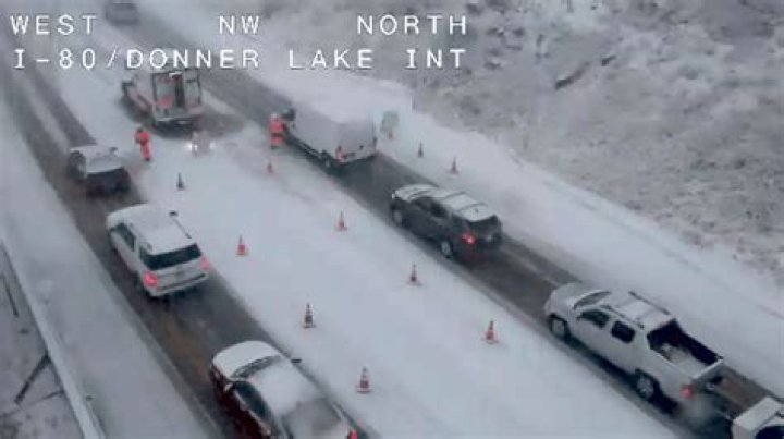 Exploring The Current I80 Road Conditions At Donner Pass