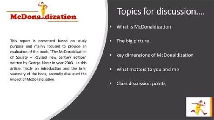 Exploring The Disadvantages Of McDonaldization In Sociology