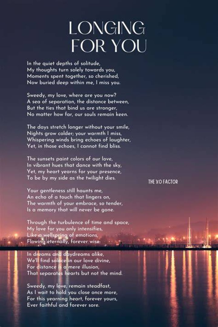 Express Your Longing And Yearning