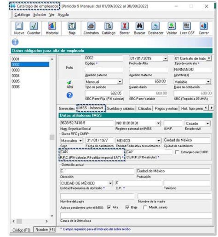 F9 - Validar en portal SAT