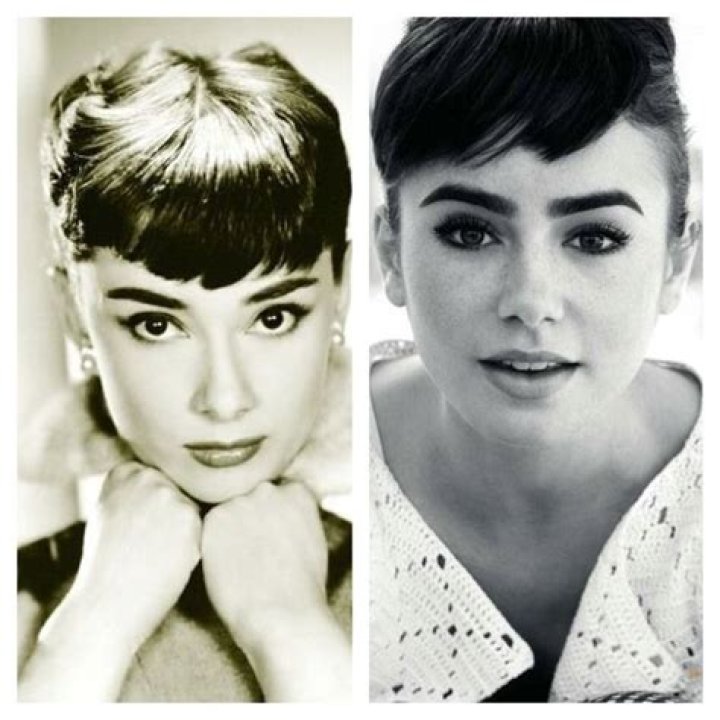 Fan Casting Lily Collins as Audrey Hepburn in Bogie and Bacall on myCast