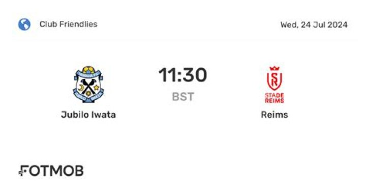 [FREE-] Live: Júbilo Iwata VS Reims stream 24 July 2024
