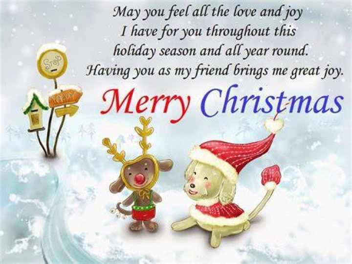 Free Merry Christmas To My Friends Images To Share