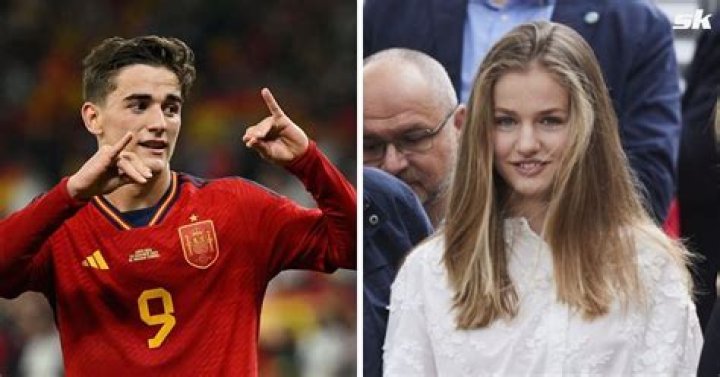 Gavi: The Princess Of Spain On The Football Field