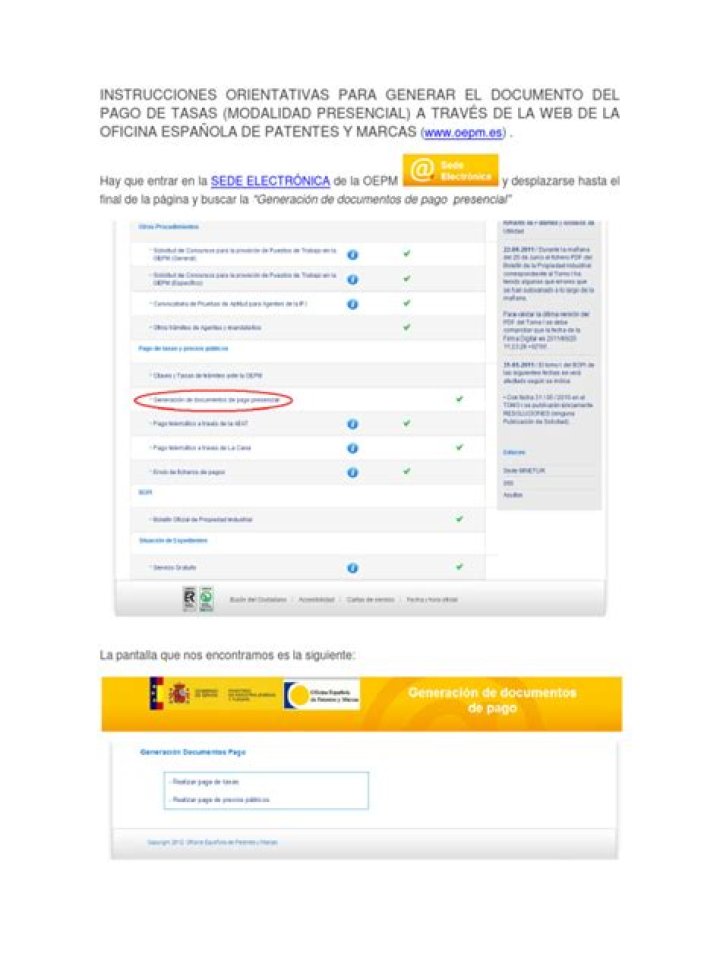Generar documento
