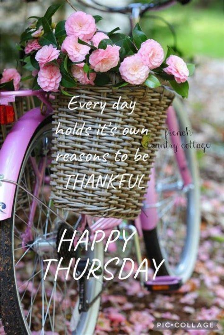 Good Morning! Be Thankful Every Thursday