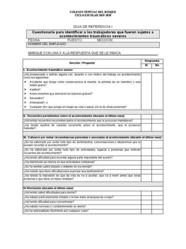 Guía de Referencia I