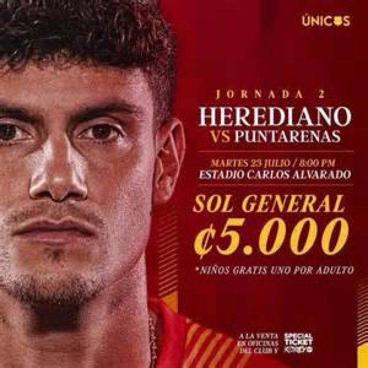 Herediano vs Puntarenas en vivo online Club Sport Herediano: Inicio 24 julio 2024 En Directo