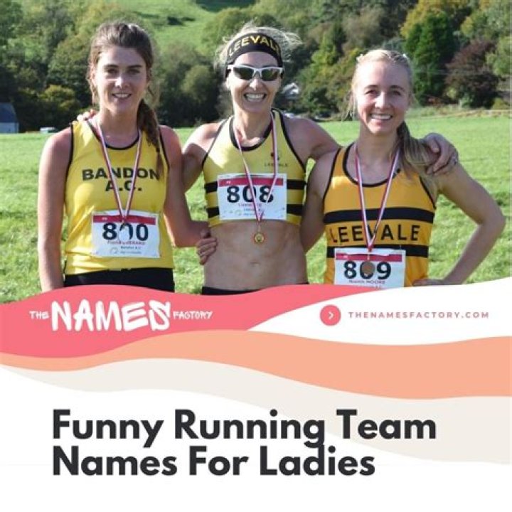 Hilarious And Unique Funny Running Team Names