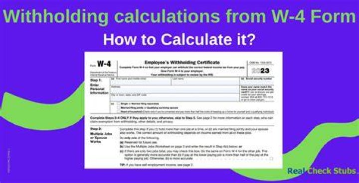 How To Determine The Best W-4 Allowances For Your Tax Situation