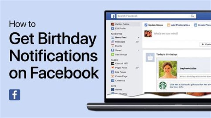 How To Get Birthday Notifications On Facebook: An Easy Guide