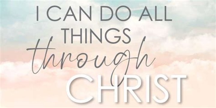 I can do all things through christ lyrics