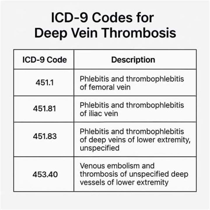 ICD Codes For Deep Vein Thrombosis (DVT): A Comprehensive Guide