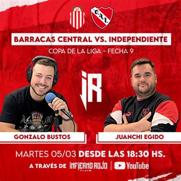 Independiente - Barracas Central live free 24 July 2024