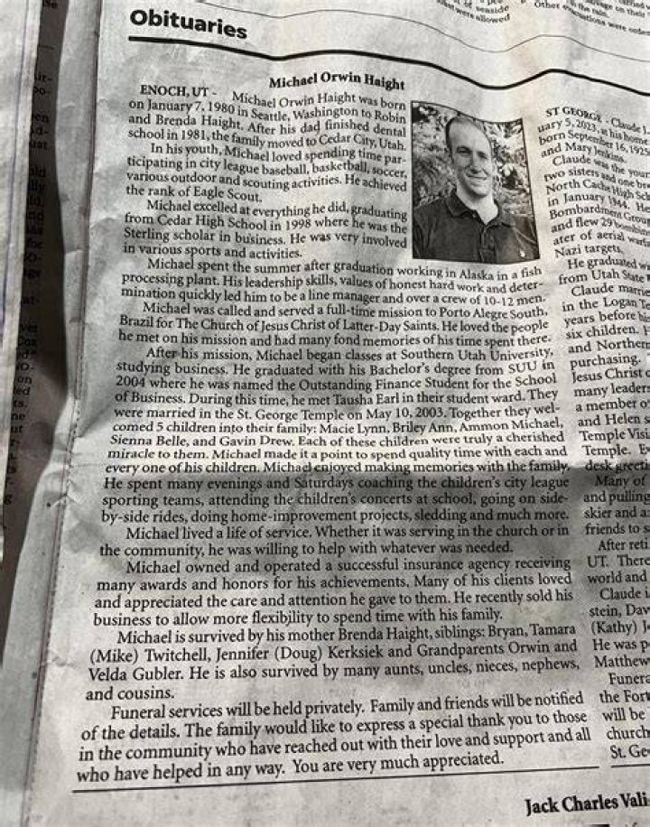 Insights From His 2001 Obituary