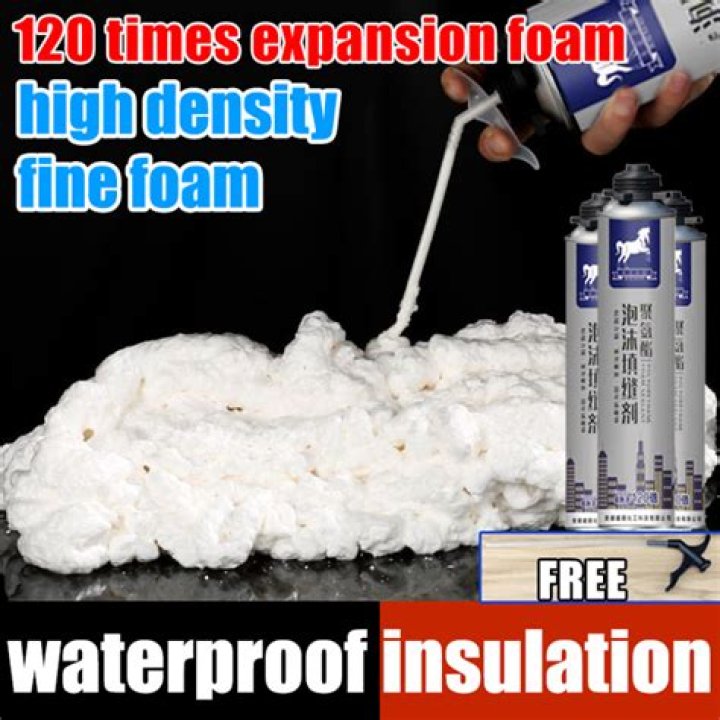 Is expanding foam water proof?