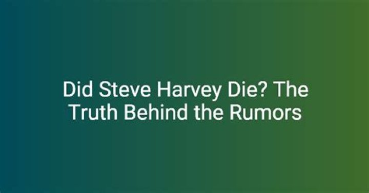 Is Steve Harvey Alive In 2024? Truth Behind The Death Rumors