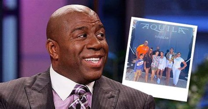 Magic Johnson, All His Kids & Grandkids Show Great Resemblance to Him Posing On Luxurious Boat