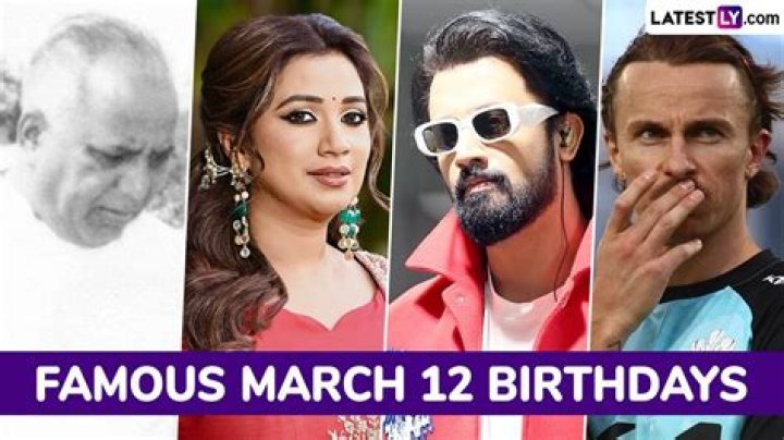 March 12 Birthdays | Famous Birthdays ·